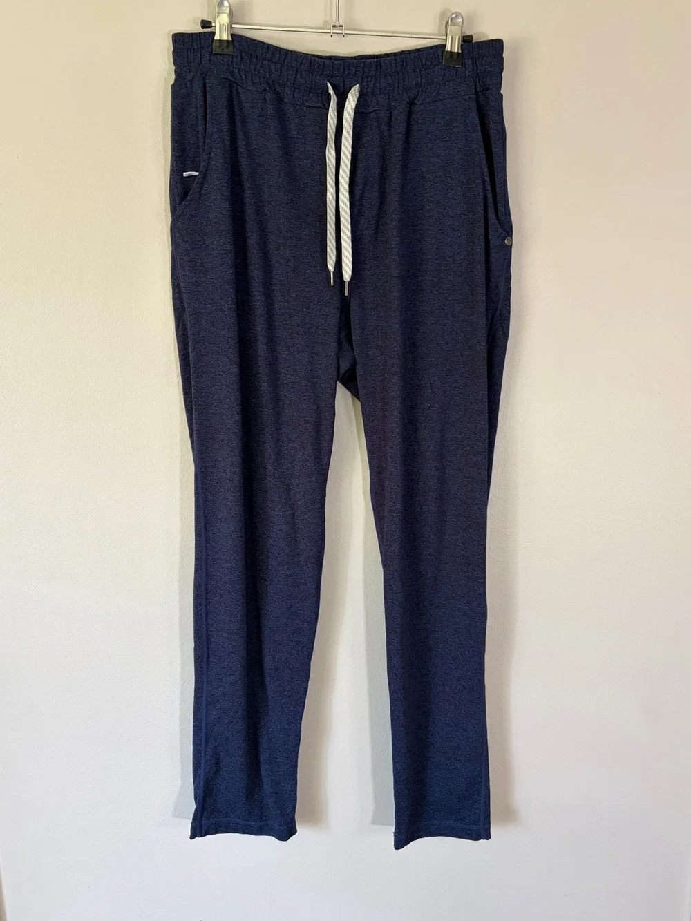 2 Pairs Vuori Ponto Performance Pants Navy Charcoal Large